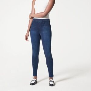 NWT Spanx Ankle Jean-ish Leggings Twightlight Rinse Sz M 20018R